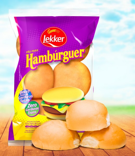 Pão para Hambúrguer Lekker