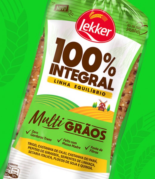 Multi Grãos 100% Integral Lekker