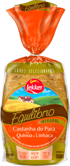 Castanha-do-pará, Quinoa e Linhaça Lekker